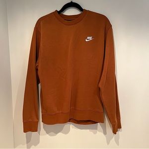 Burnt Orange Nike crewneck
